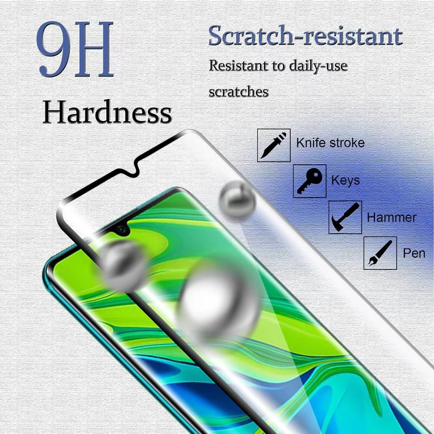 6IN1 For Xiaomi Mi 10 Glass Mi - Curved Edge Screen บทวิจารณ์และราคา