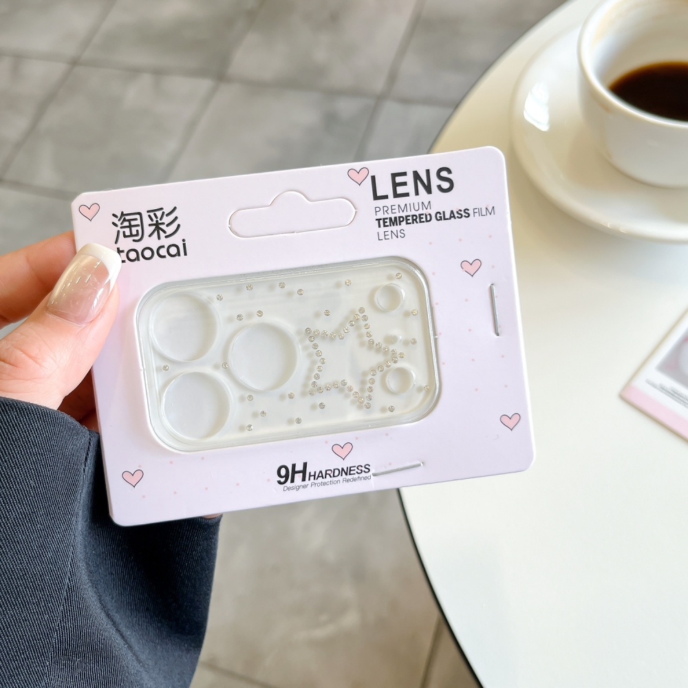 Luxuruy Diamond 3D Heart Glass - Camera Lens Protector บทวิจารณ์และราคา