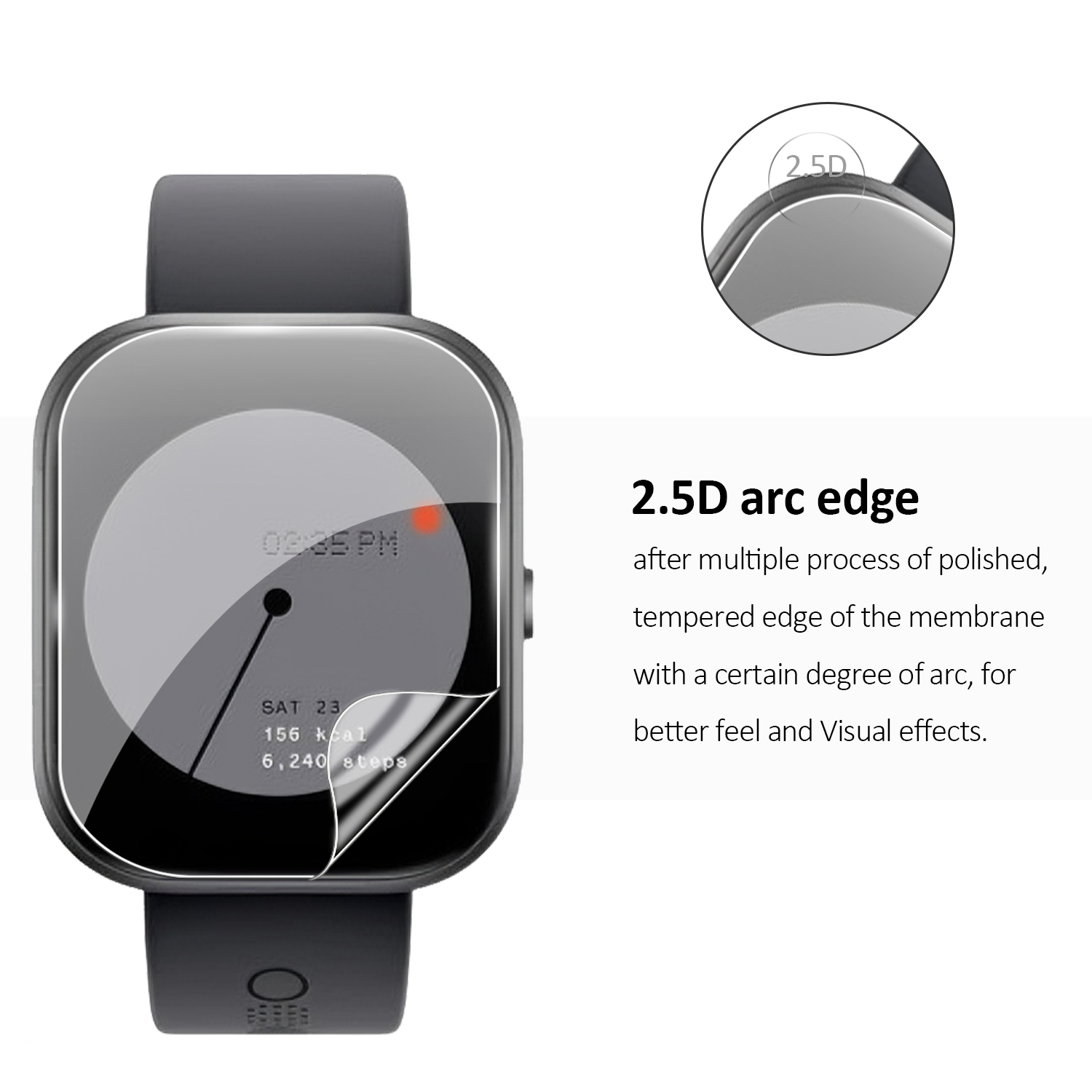 HD Clear TPU Hydraulic Screen  - Smartwatch Screen Film บทวิจารณ์และราคา