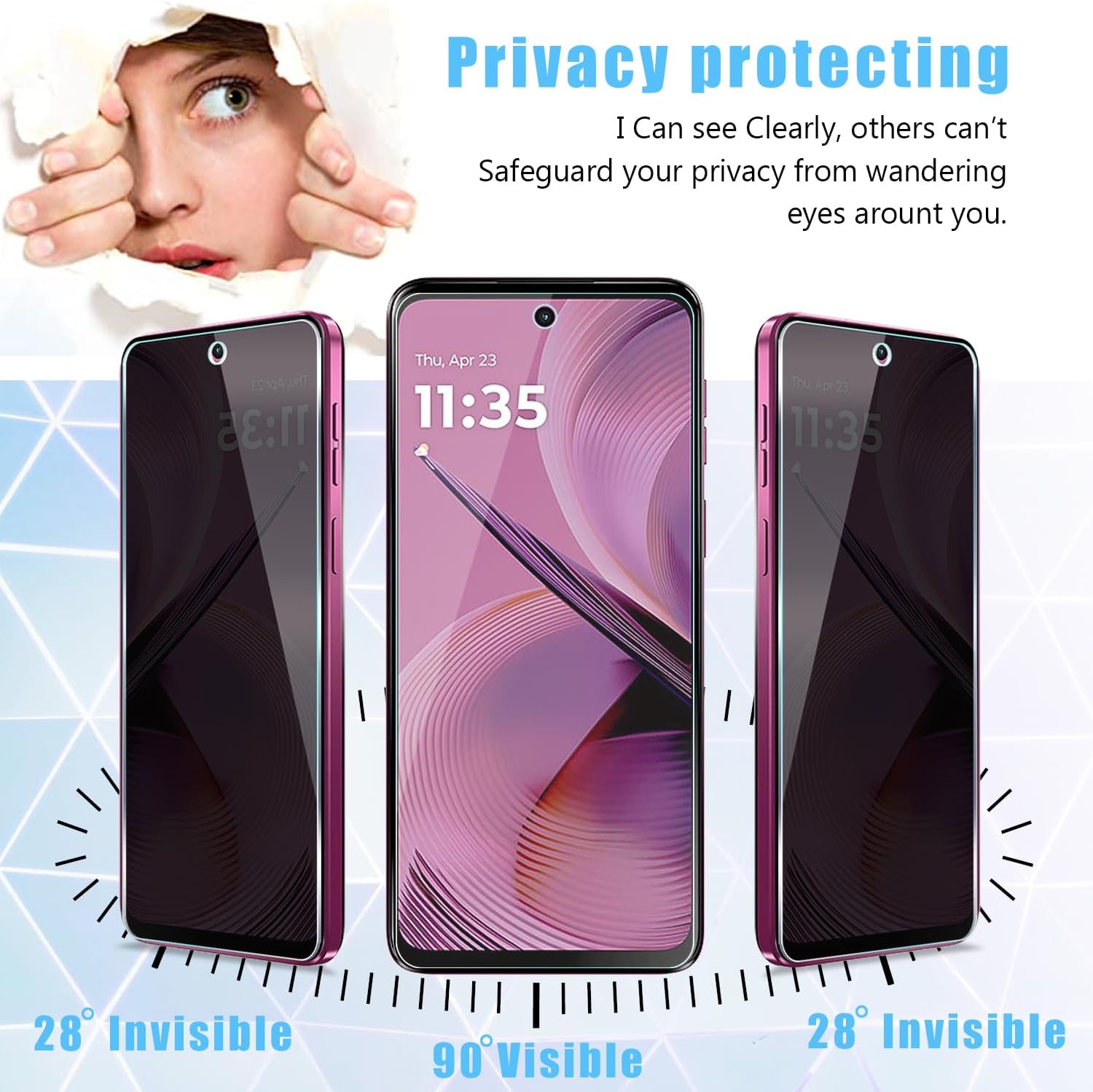 [2 Pack] For Honor 400 Lite/40 - Privacy Filter 2Pack บทวิจารณ์และราคา