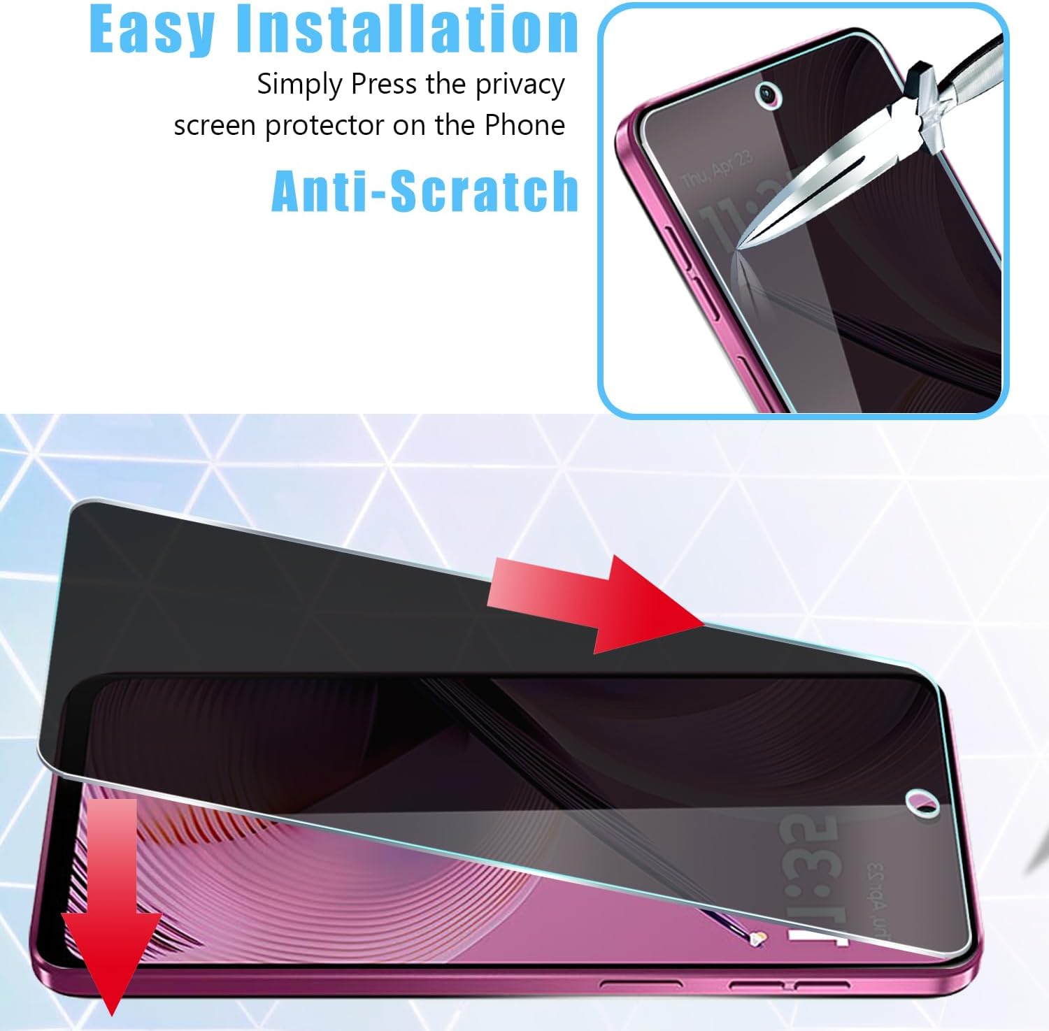 [2 Pack] For Honor 400 Lite/40 - Privacy Filter 2Pack บทวิจารณ์และราคา