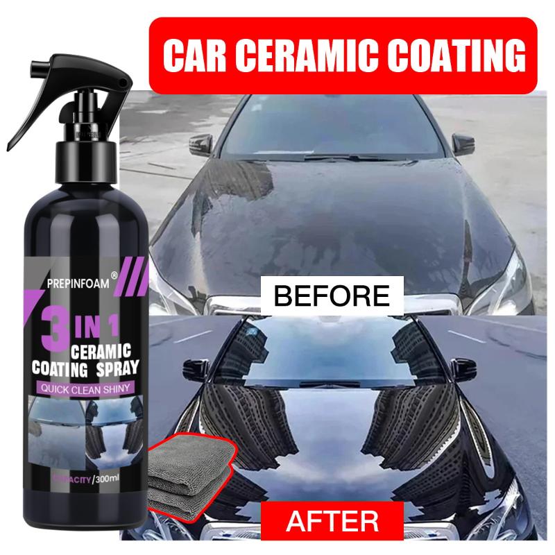 3 In 1 Car Ceramic Liquid Coat - Nano Liquid Coating บทวิจารณ์และราคา