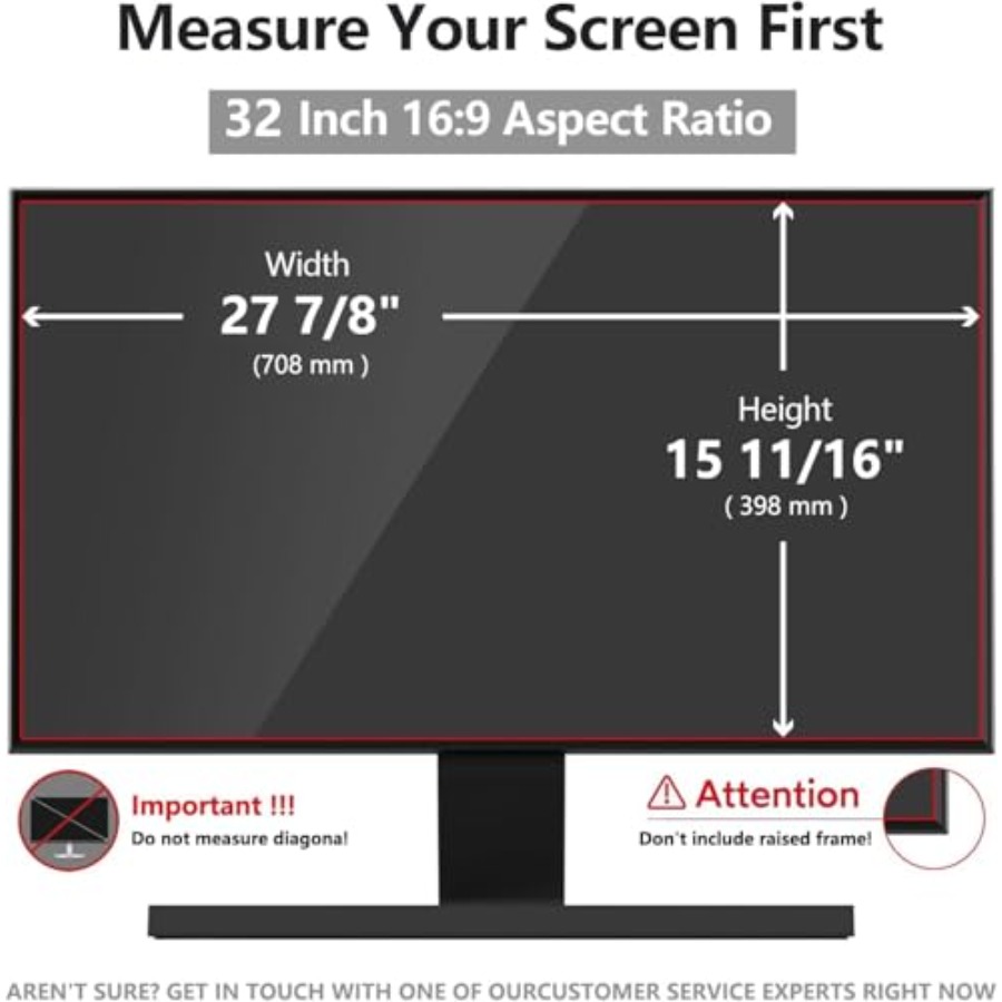 32 Inch Computer Privacy Scree - Privacy Filter 2Pack บทวิจารณ์และราคา