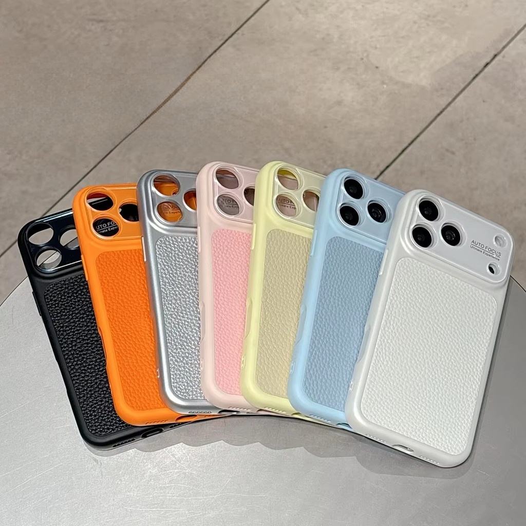 Luxury Lychee Grain Leather Te - Camera Lens Protector บทวิจารณ์และราคา