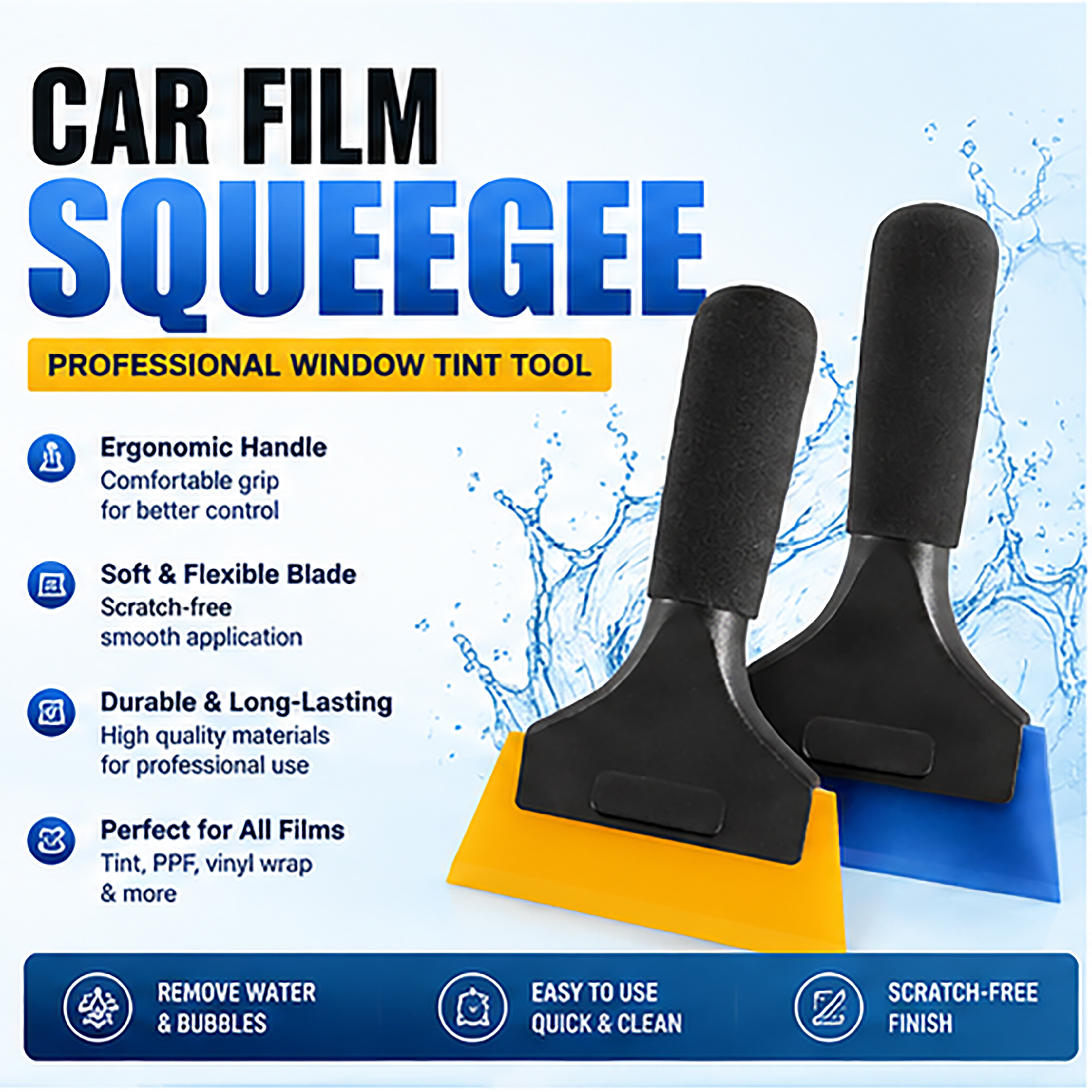 Car Anti Scratch Vinyl Wrap Sq - Air Bubble Remover บทวิจารณ์และราคา