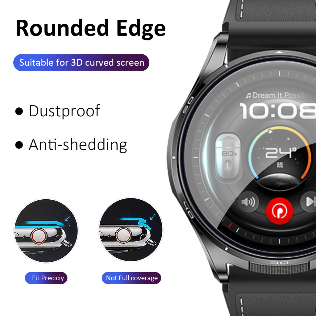 1-5PCS 3D Curved Full Coverage - Hydrogel Screen Protector บทวิจารณ์และราคา