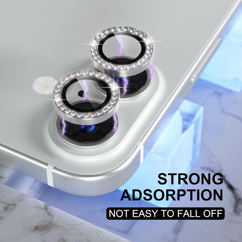 Glitter Camera Lens Protector  - Tempered Glass Screen 9H บทวิจารณ์และราคา