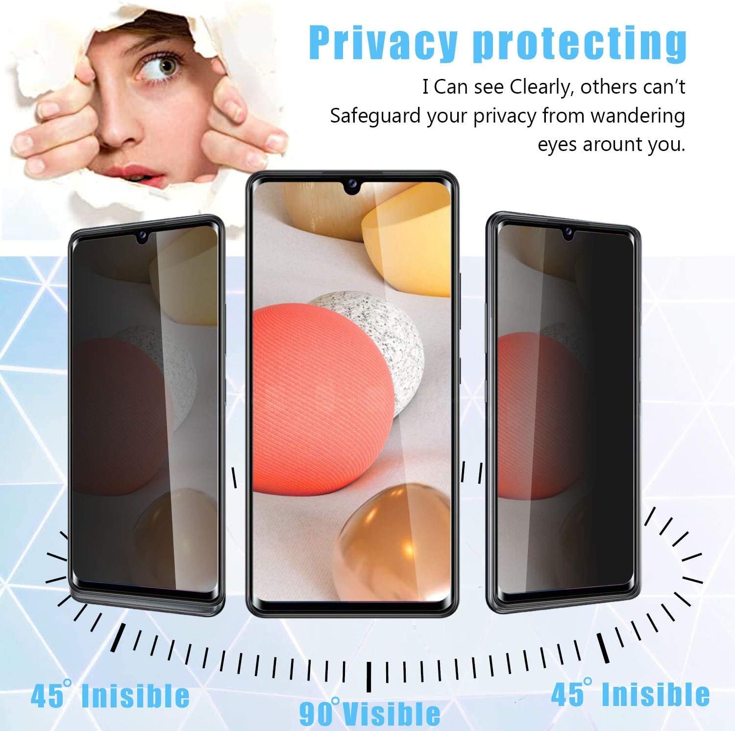 [2 Pack]Galaxy A15 5G Privacy  - Privacy Filter 2Pack บทวิจารณ์และราคา