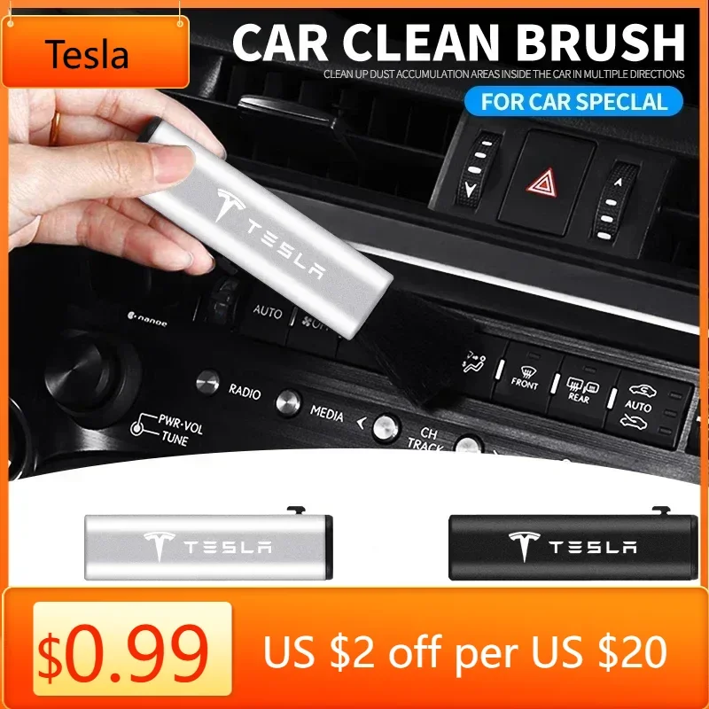 Car Sticker Tesla Car Interior - Dust Removal Sticker บทวิจารณ์และราคา
