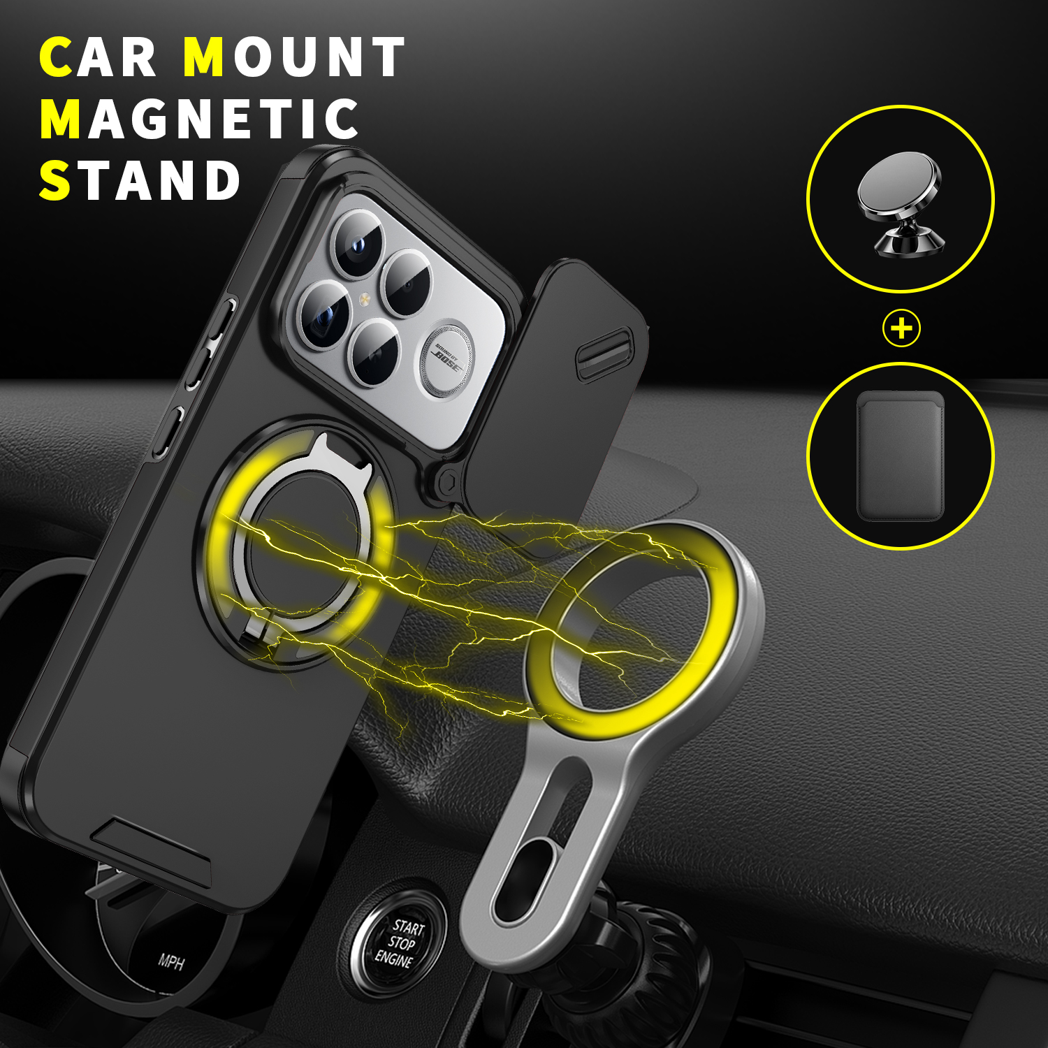Magnetic Wireless Charging Rin - Camera Lens Protector บทวิจารณ์และราคา