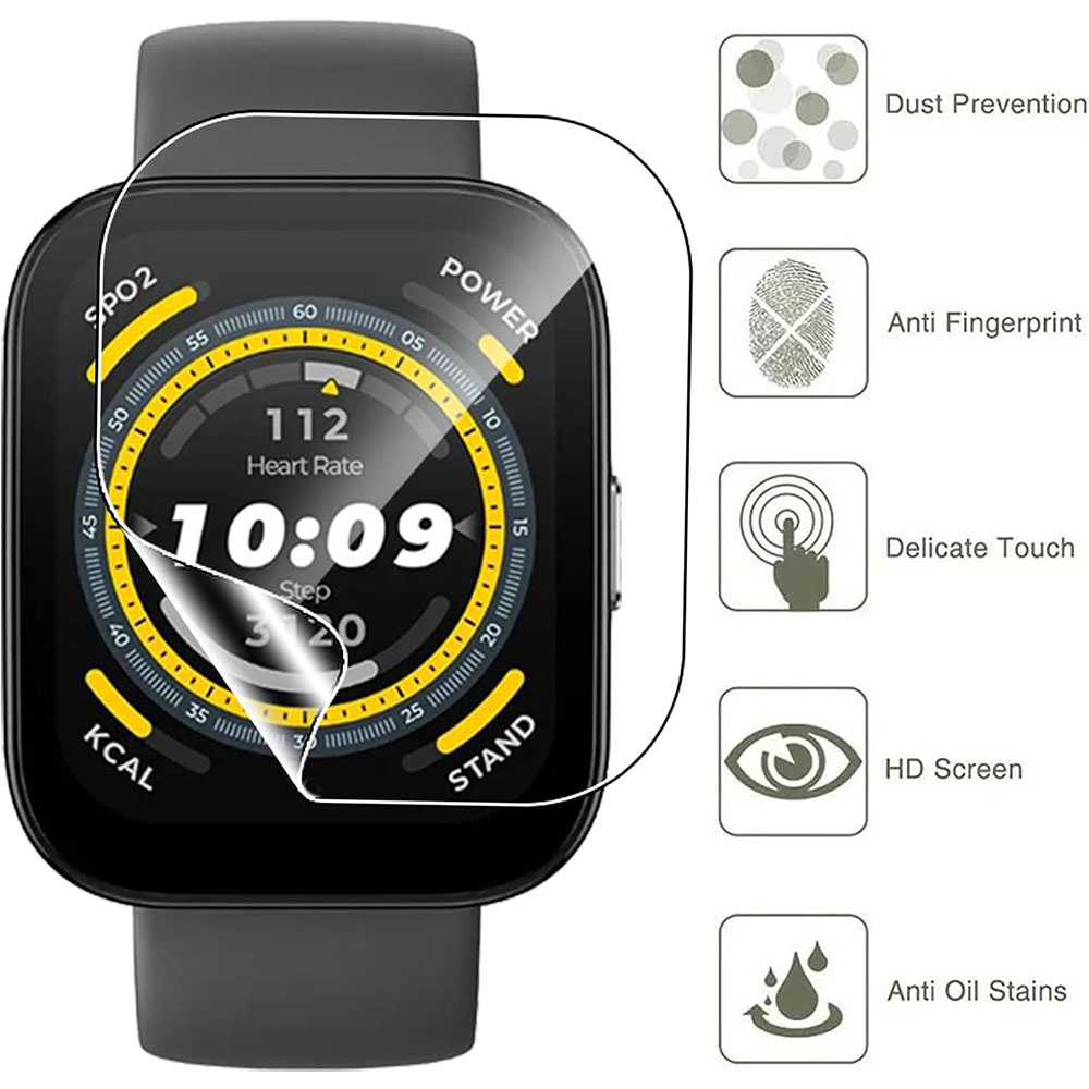 3PCS Clear HD Film Screen Prot - Smartwatch Screen Film บทวิจารณ์และราคา