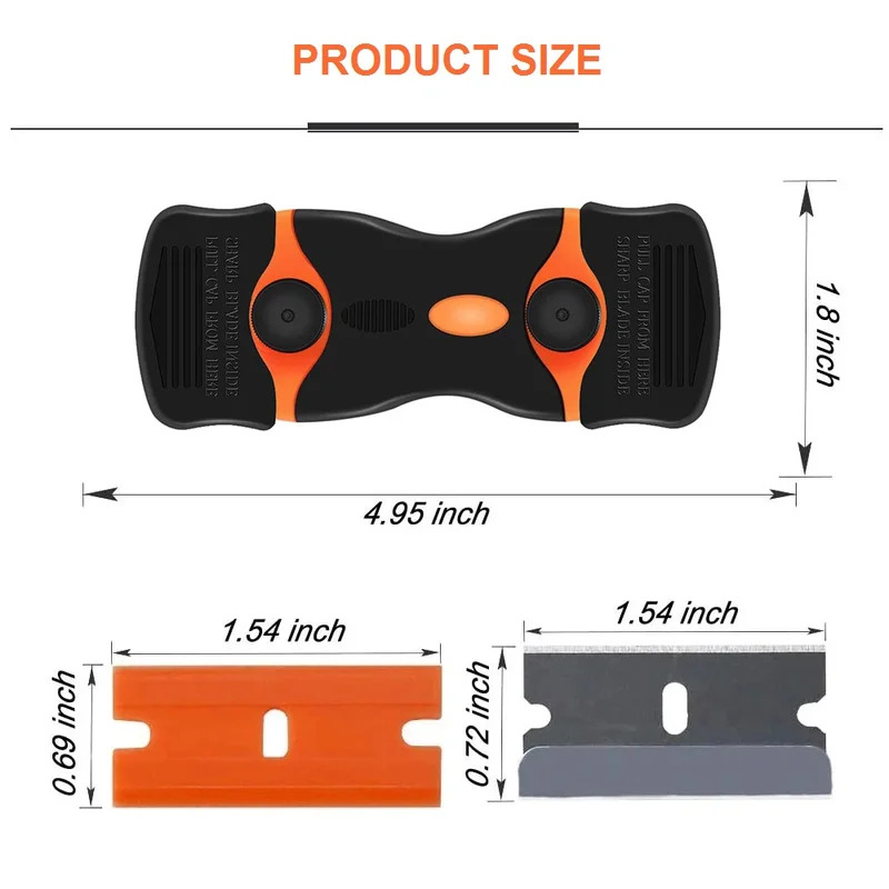 Plastic/Metal Razor Blade Scra - Dust Removal Sticker บทวิจารณ์และราคา