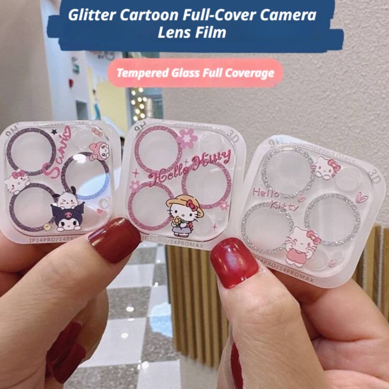 Sanrio Hello Kitty Kuromi Glit - Tempered Glass Screen 9H บทวิจารณ์และราคา