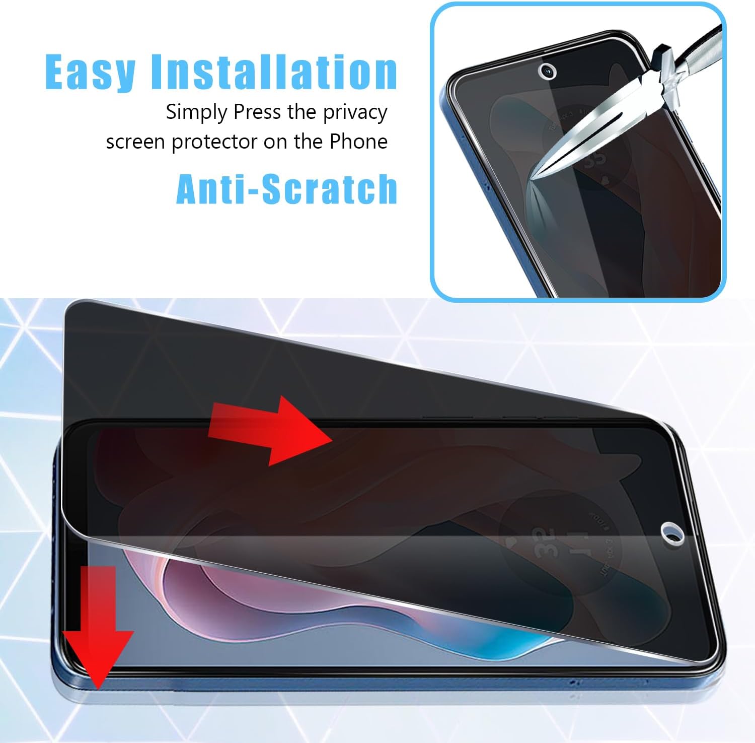 2 PACK Privacy Filter Tempered - Privacy Filter 2Pack บทวิจารณ์และราคา