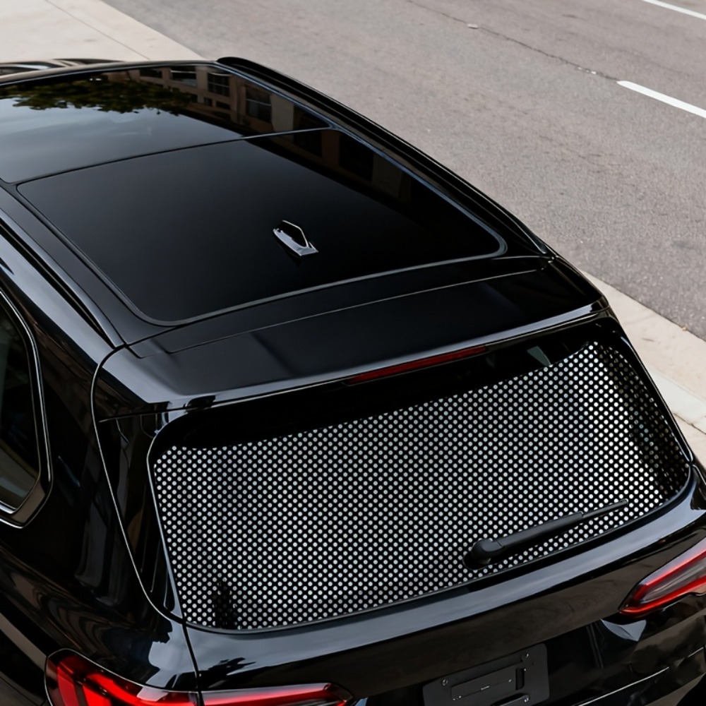 1Roll Black Perforated Vinyl P - Privacy Screen Protector บทวิจารณ์และราคา