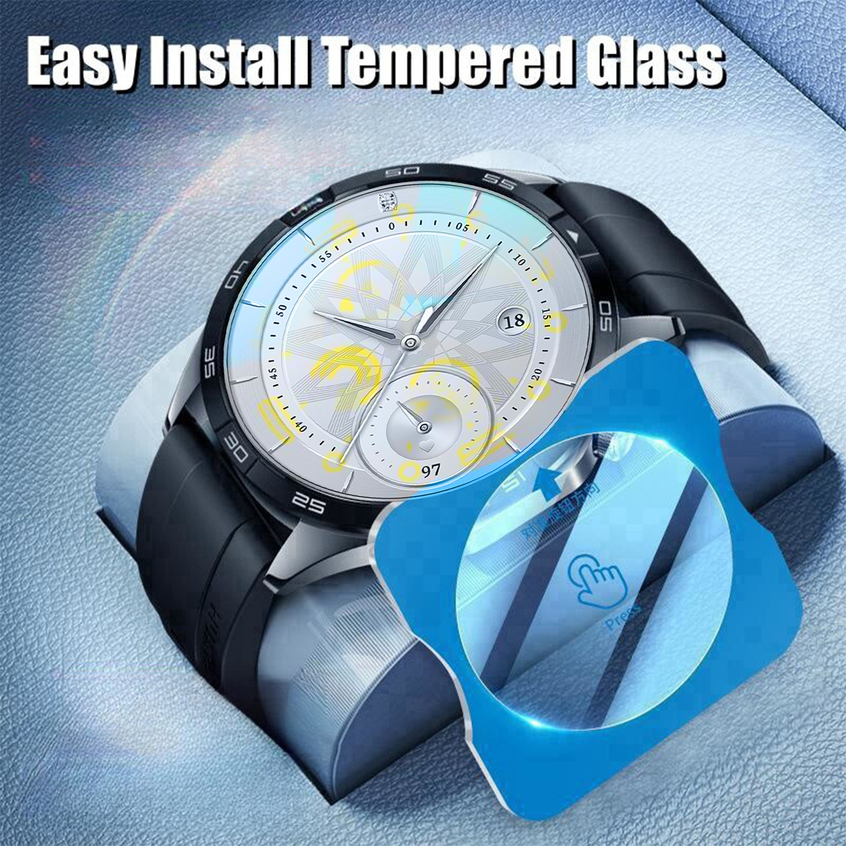 1-5PCS Tempered Glass For Huaw - Screen Alignment Tool บทวิจารณ์และราคา