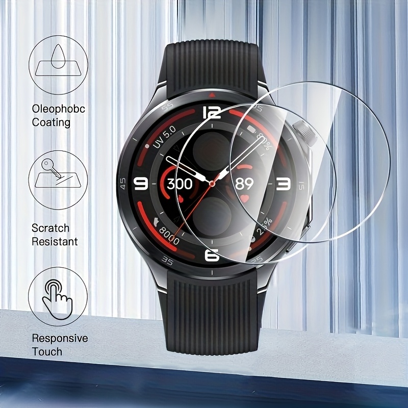 3PCS 9H Tempered Glass Screen  - Smartwatch Screen Film บทวิจารณ์และราคา