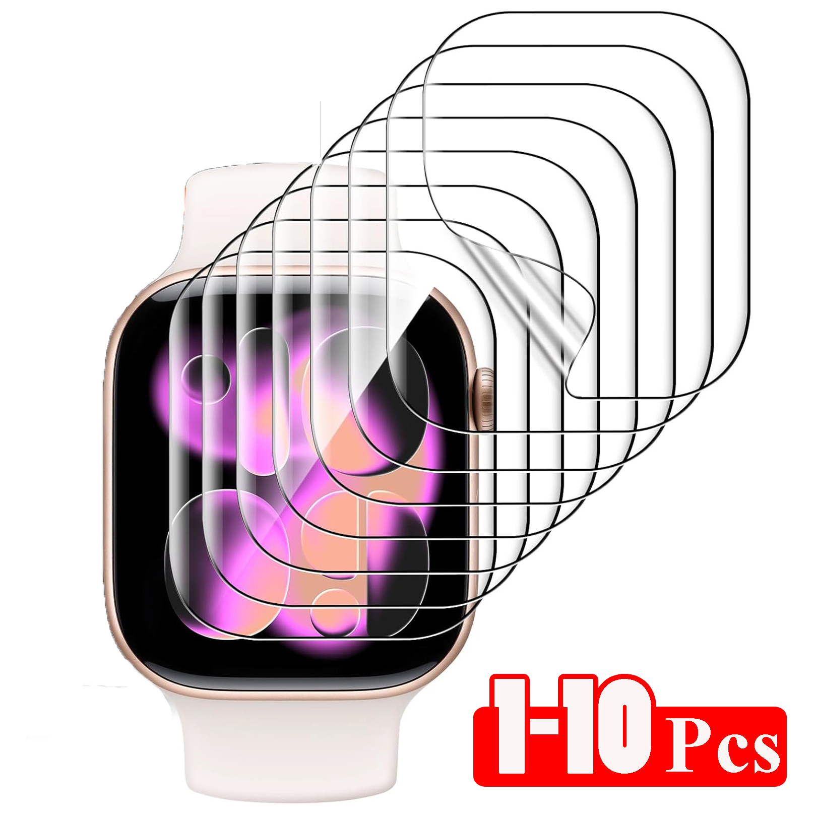 1-10PCS Hydrogel Film for Appl - Hydrogel Screen Protector บทวิจารณ์และราคา